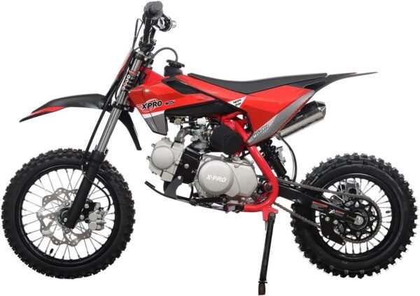 X‑PRO X27 125cc Dirt Bike – 4‑Speed Semi‑Auto, 14″/12″ Wheels - Image 7
