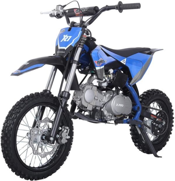 X‑PRO X27 125cc Dirt Bike – 4‑Speed Semi‑Auto, 14″/12″ Wheels