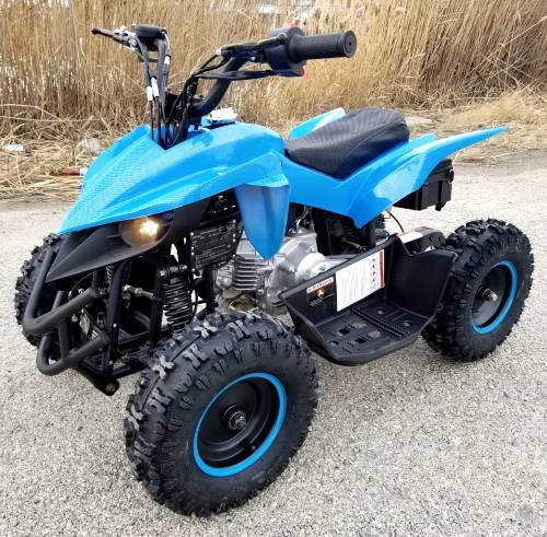 50cc Gas Atv Kids Youth Sport Quad With Electric Start & Throttle Limiter W/ 58cc Motor - Model 6B PLUS - Image 2