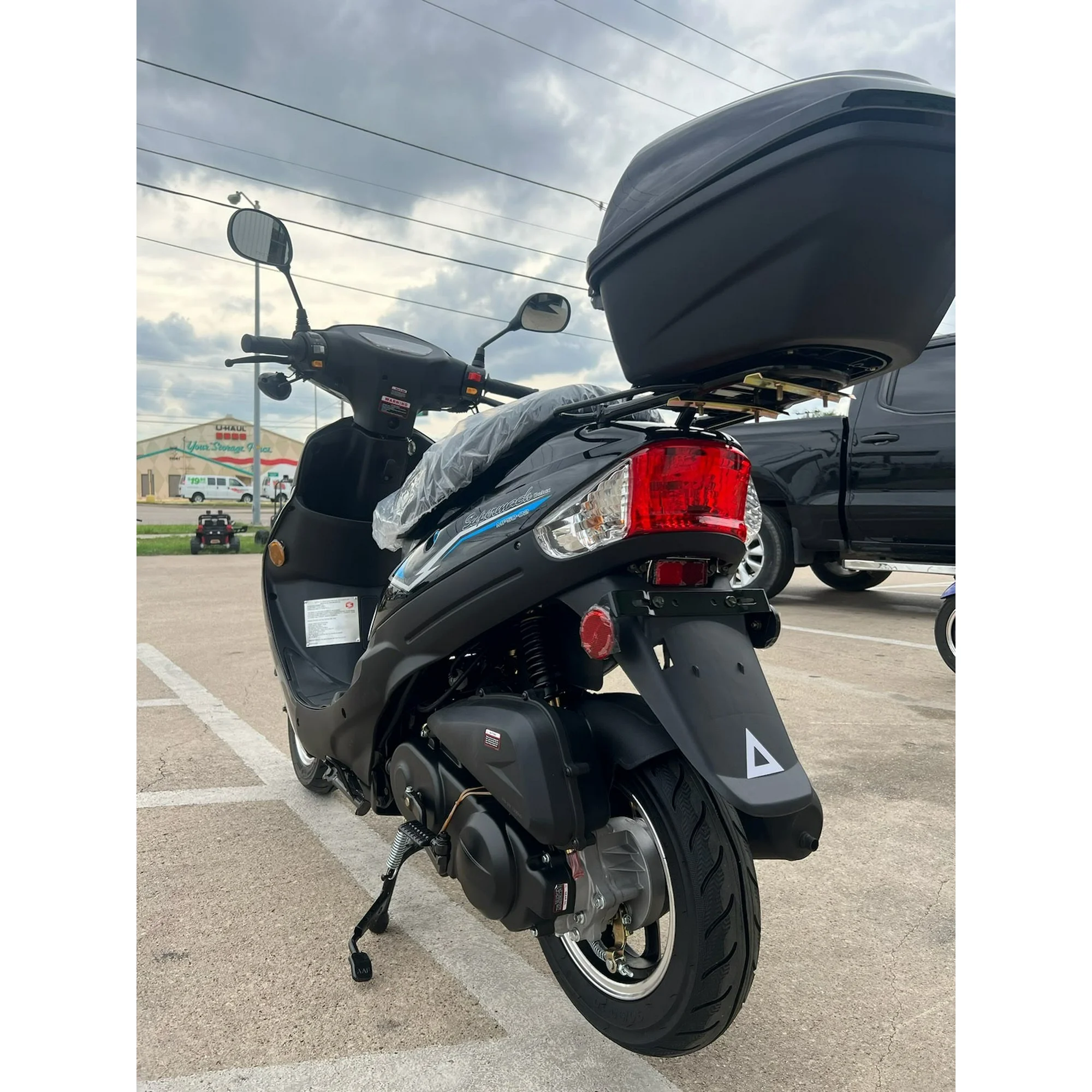 HHH 2023 Brand New Upgraded 49cc/ 50cc Gas Fully Automatic Scooter Moped MP50-02 with Matching Trunk - Image 5