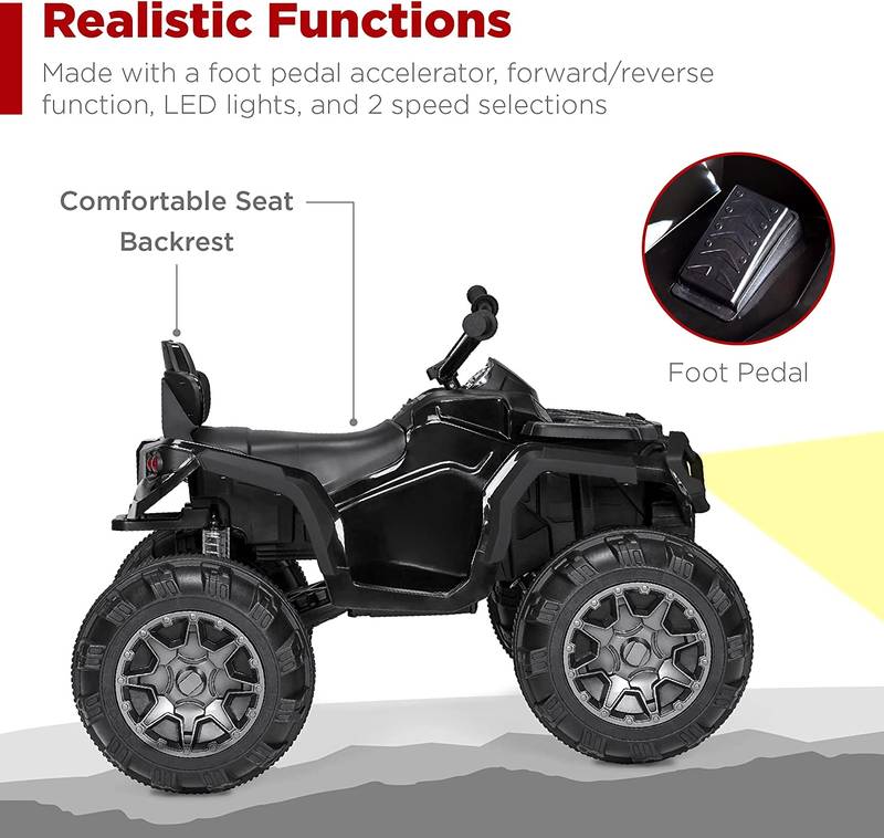 12V Kids Ride-On Electric ATV, 4-Wheeler - Image 7